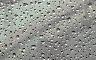 hard water on a window