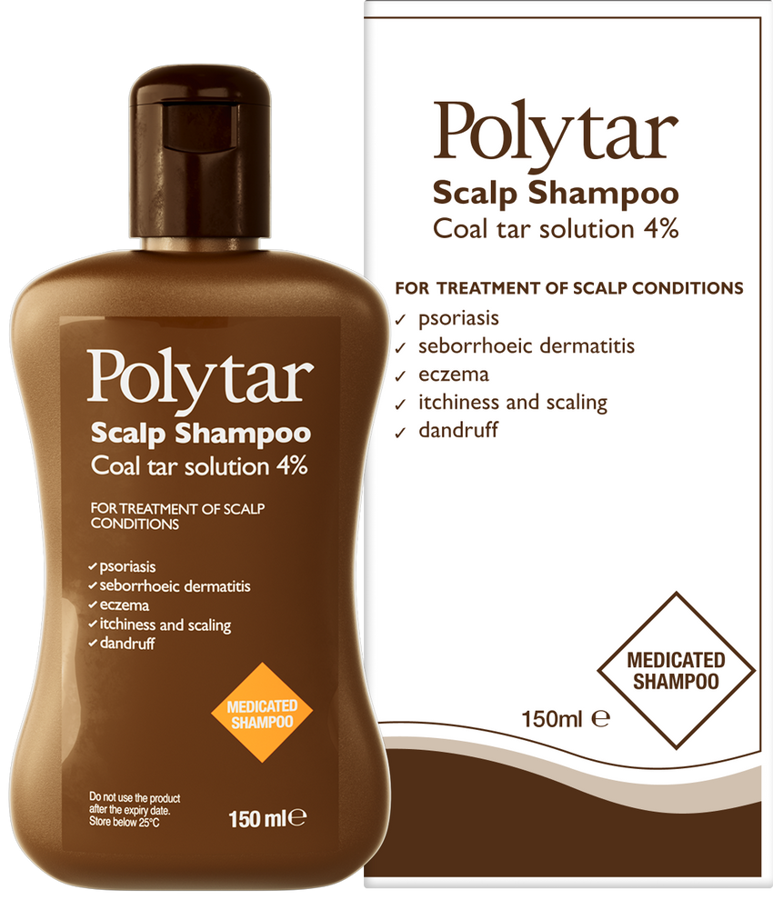 Polytar 4% Coal Tar Scalp Shampoo (150ml)